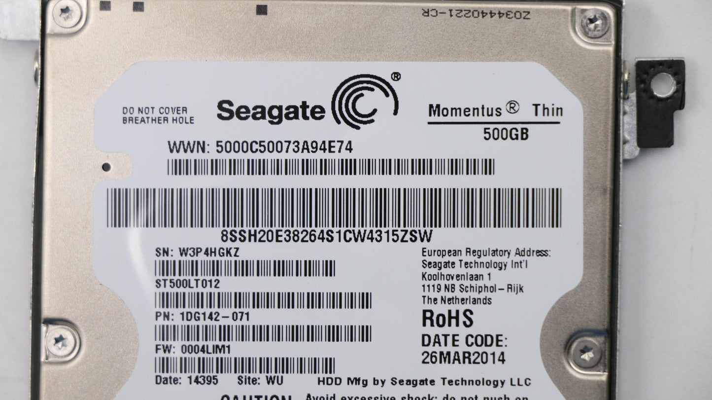 Lenovo Hd Hard Drives - 00HM823