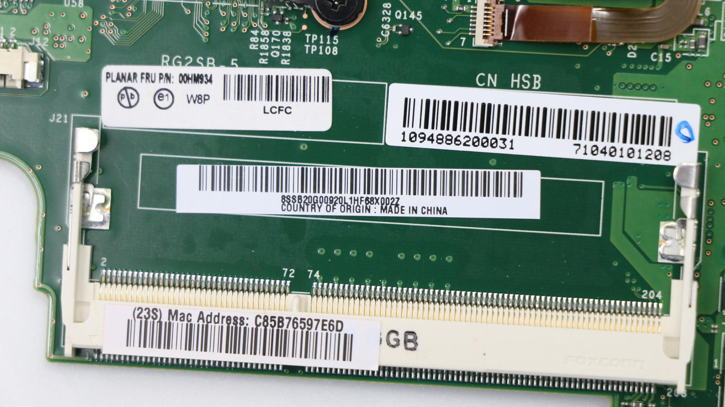 Lenovo Pl System Boards - 00HM934