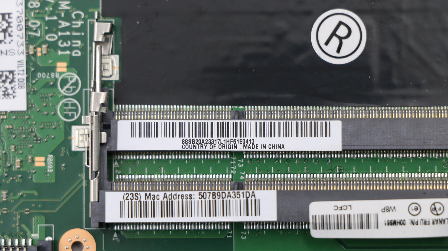Lenovo Motherboard - 00HM981