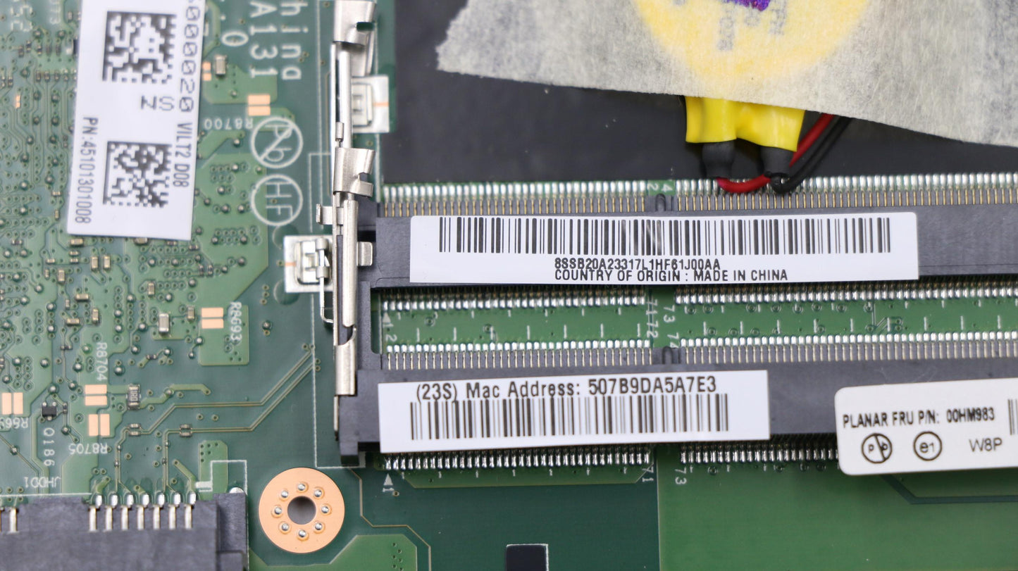 Lenovo Motherboard - 00HM983