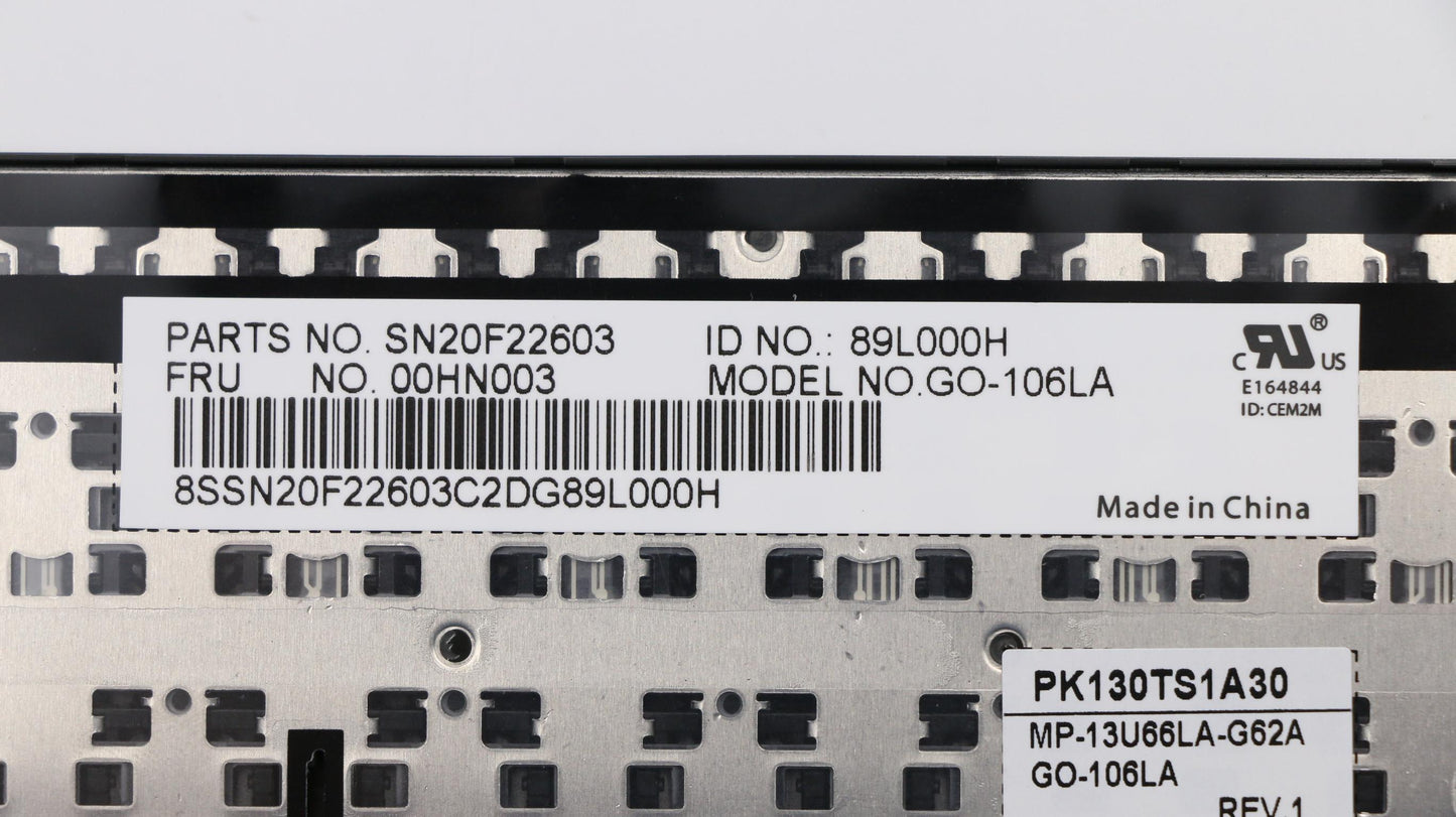 Lenovo Laptop Keyboard - 00HN003