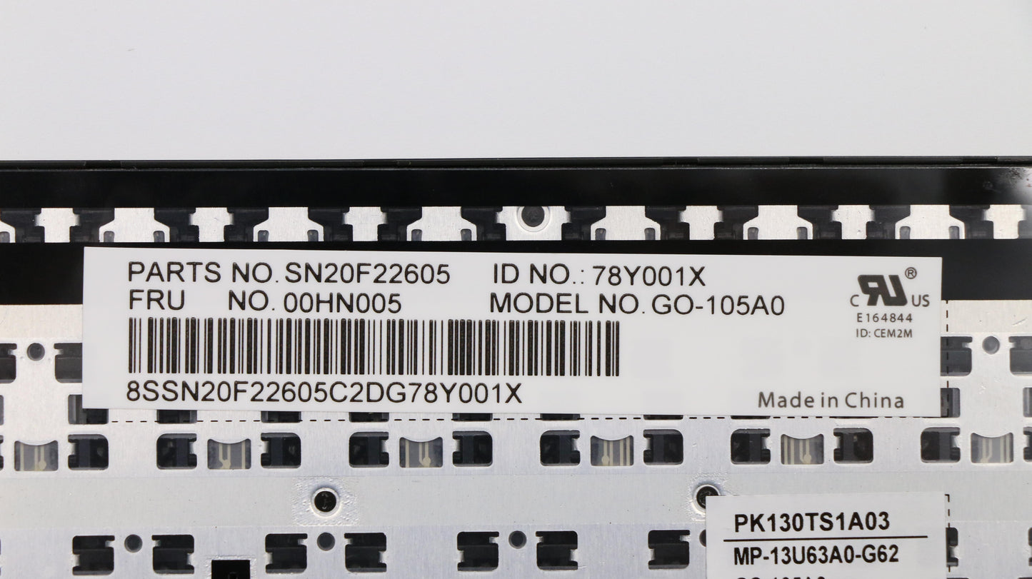 Lenovo Ki Keyboards Internal - 00HN005