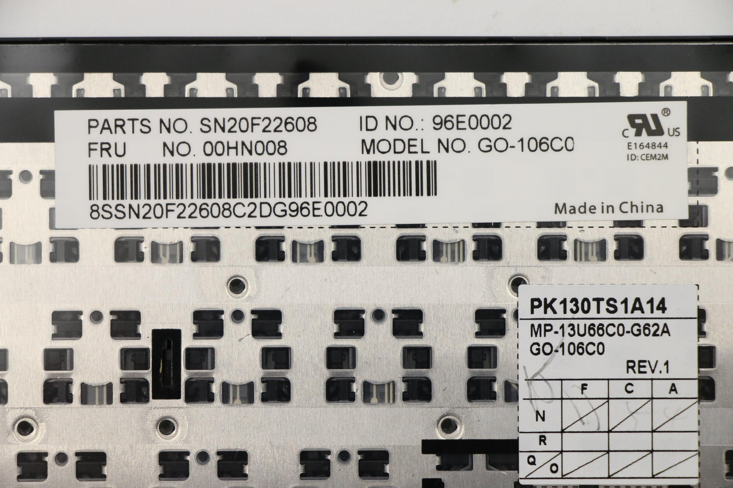 Lenovo Ki Keyboards Internal - 00HN008