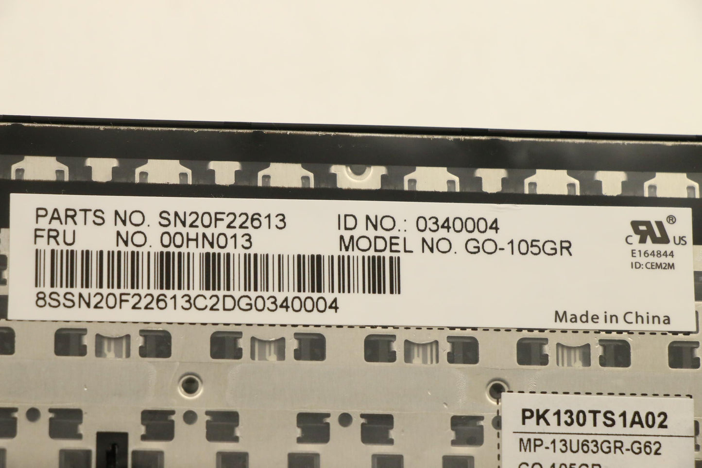 Lenovo Ki Keyboards Internal - 00HN013
