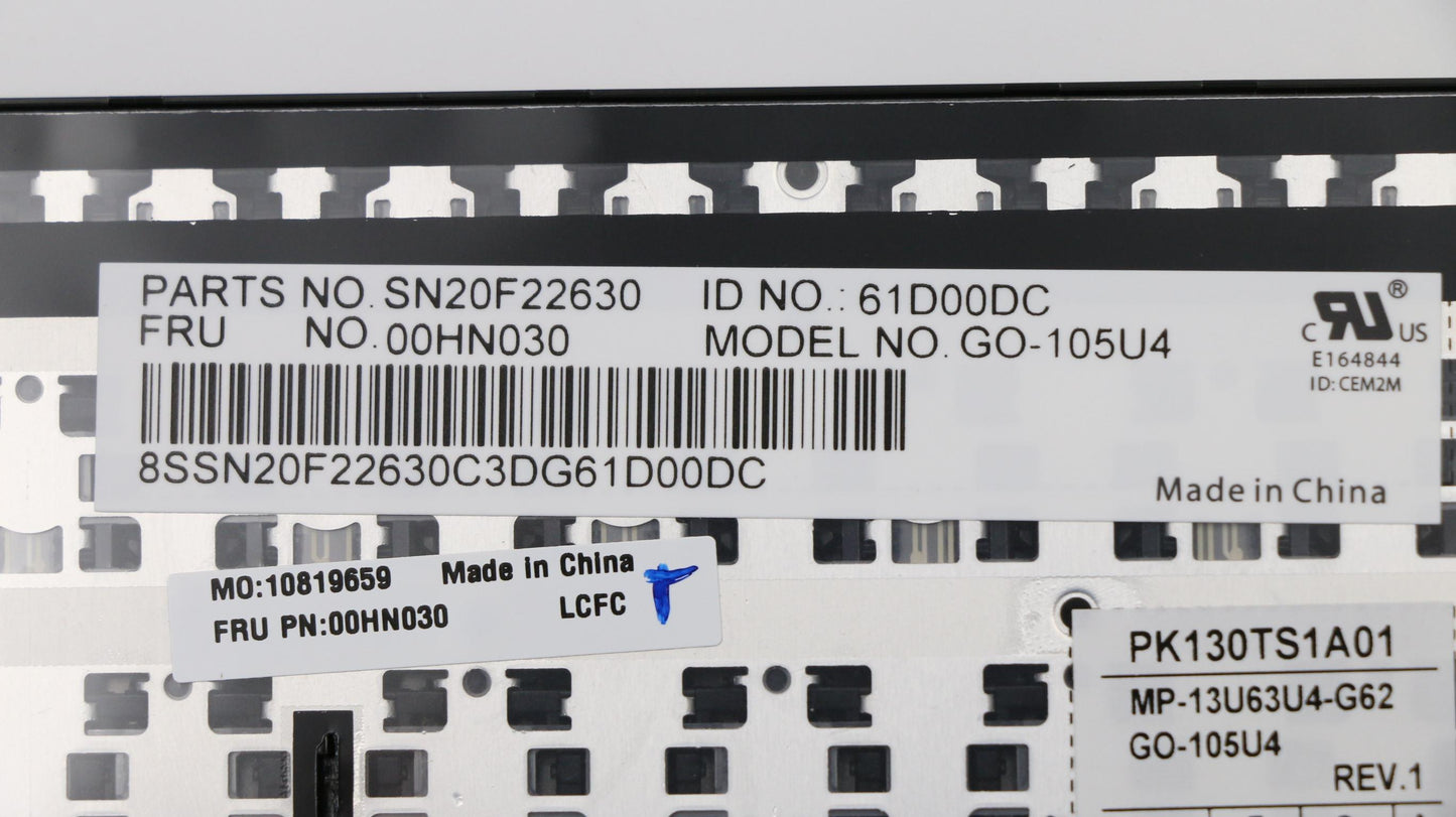 Lenovo Ki Keyboards Internal - 00HN030