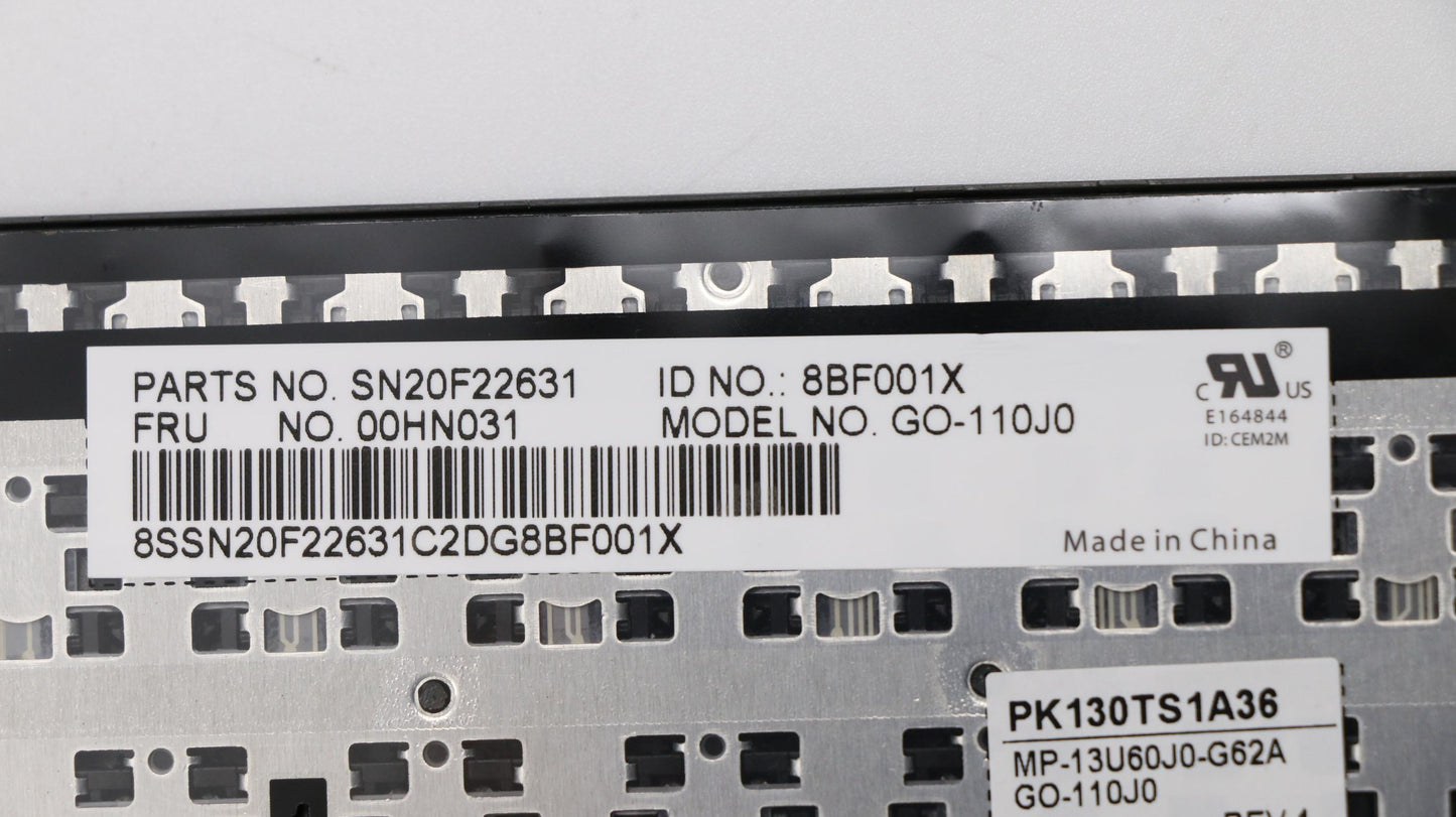 Lenovo Ki Keyboards Internal - 00HN031