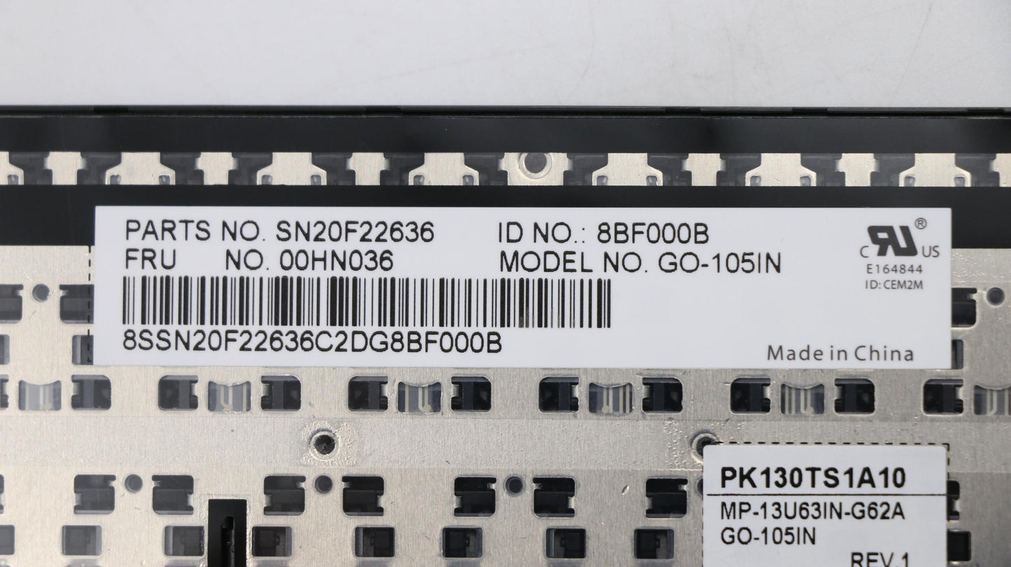 Lenovo Ki Keyboards Internal - 00HN036
