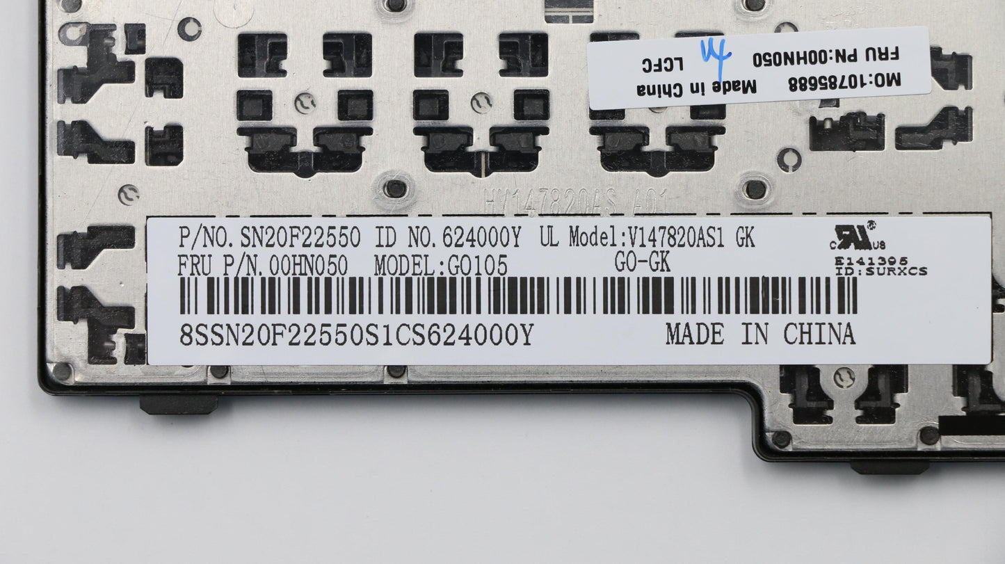 Lenovo Ki Keyboards Internal - 00HN050