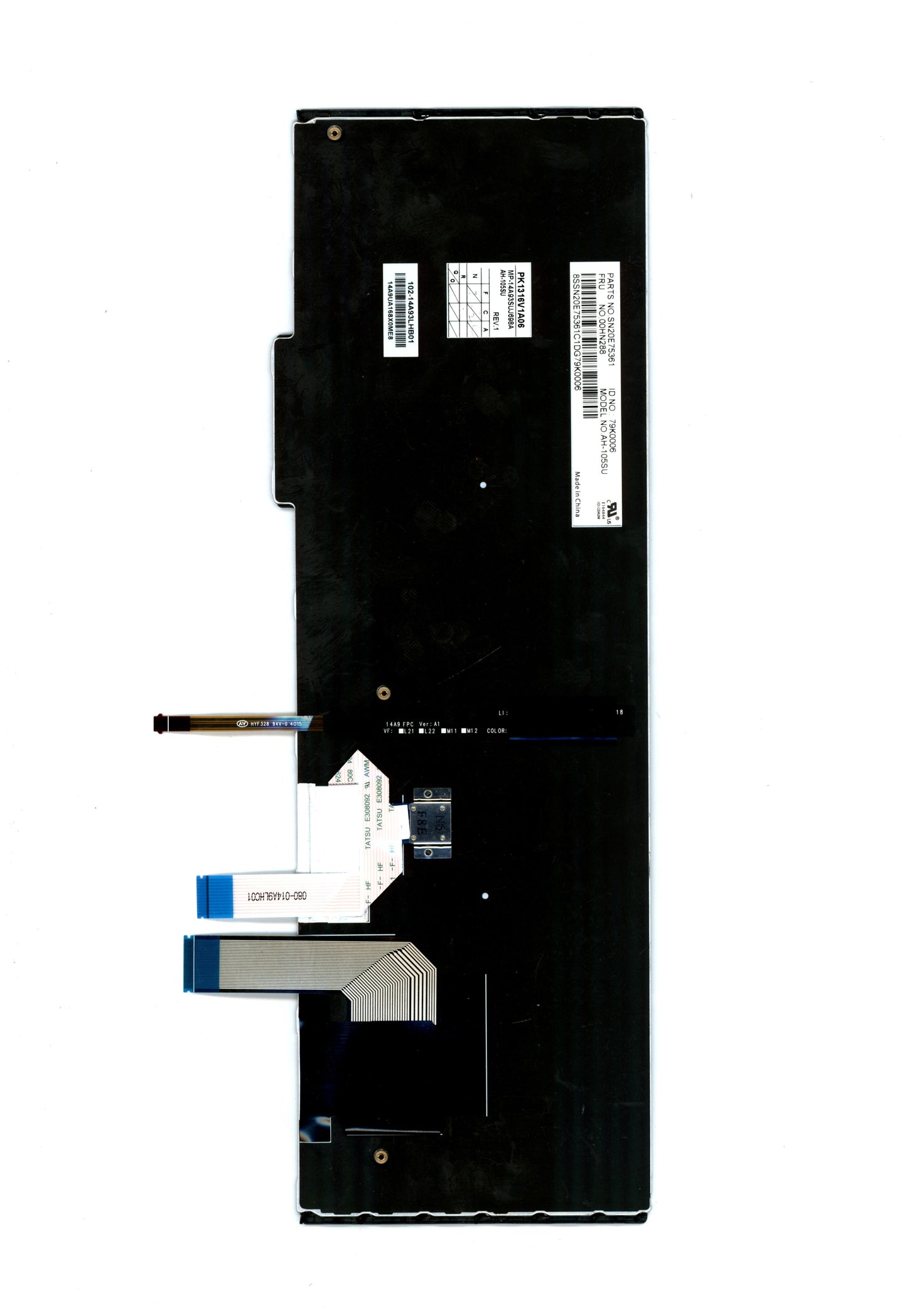 Lenovo Ki Keyboards Internal - 00HN288