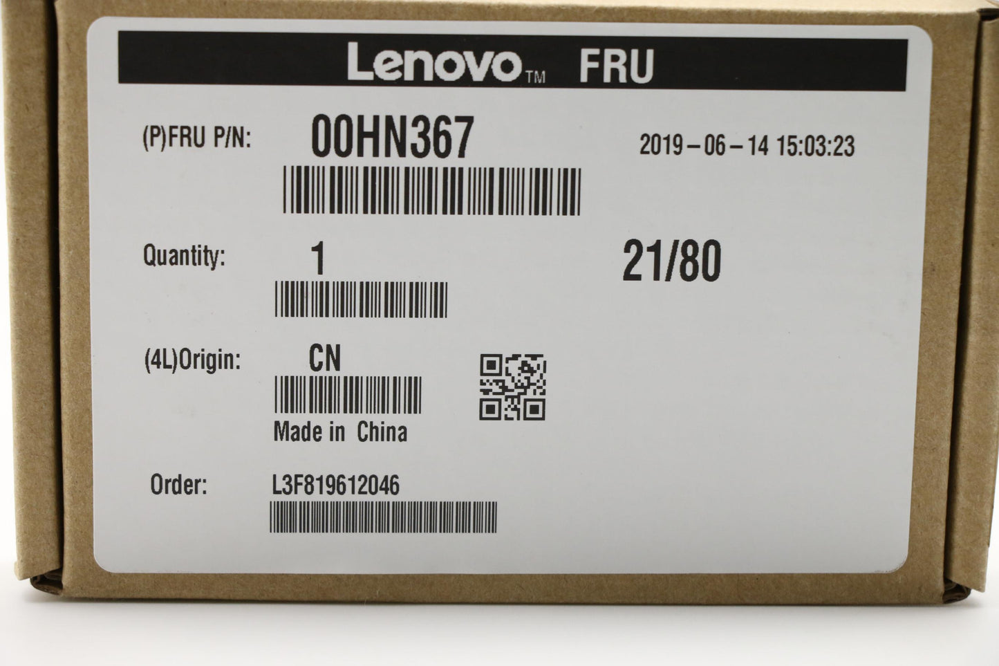 Lenovo Camera,720P,Front,Mic,Wtb,Chny - 00HN367