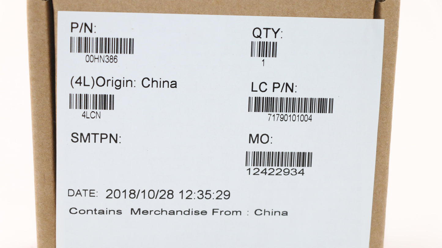 Lenovo Camera,720P,Front,Mic,Wtb,Bsn - 00HN386