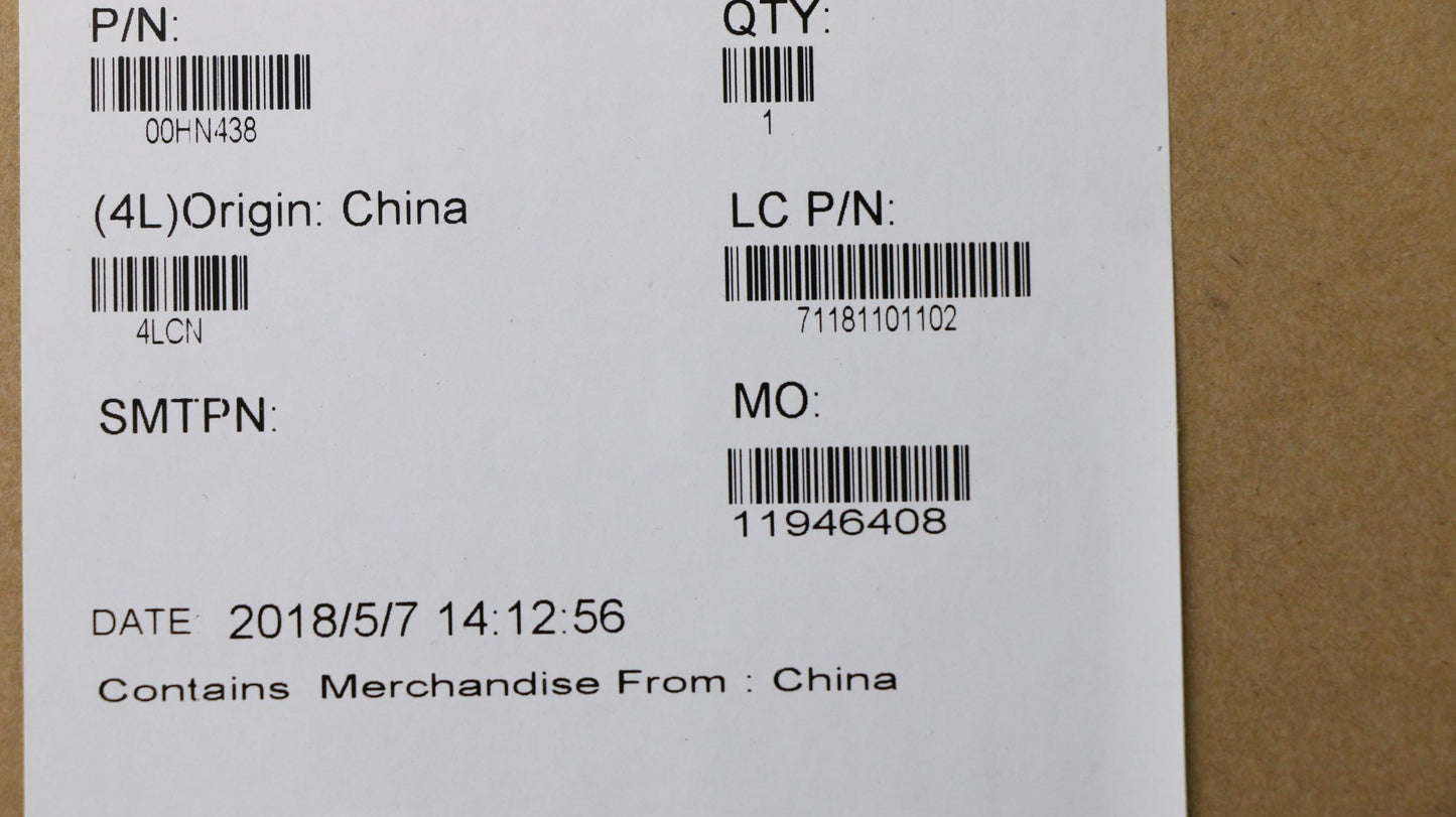 Lenovo Ma Mechanical Assemblies - 00HN438