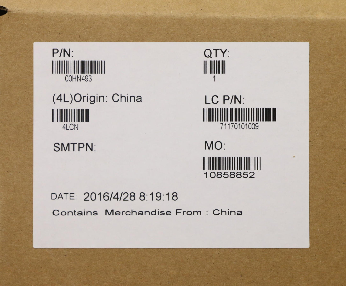Lenovo Motherboard - 00HN493