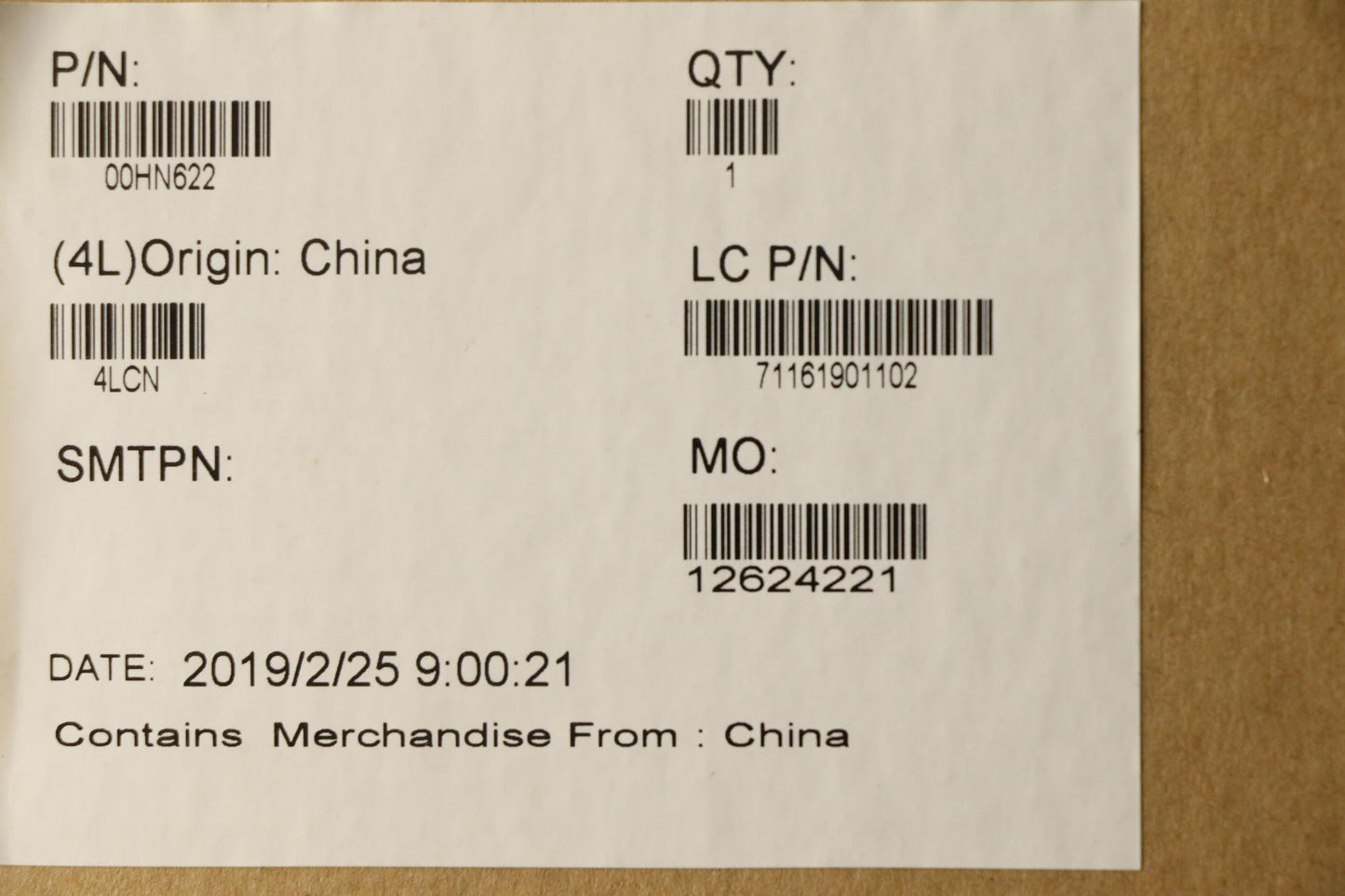 Lenovo Ma Mechanical Assemblies - 00HN622