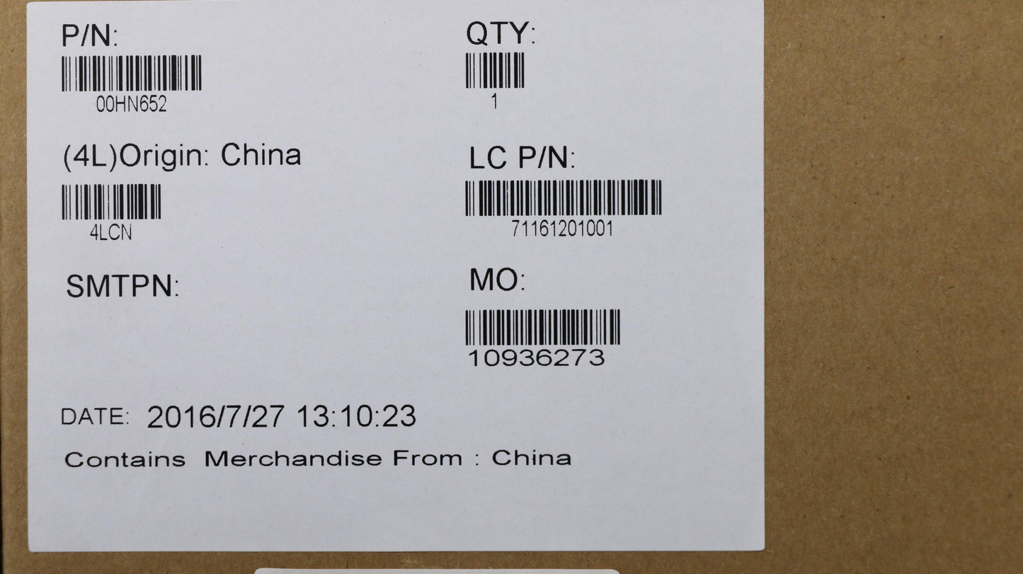 Lenovo Ma Mechanical Assemblies - 00HN652