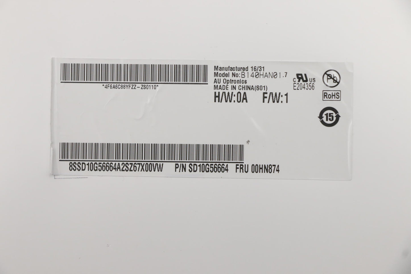 Lenovo Display - 00HN874