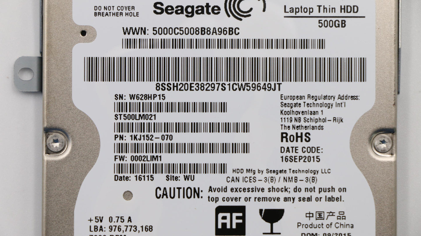 Lenovo Hard Drives - 00HT088