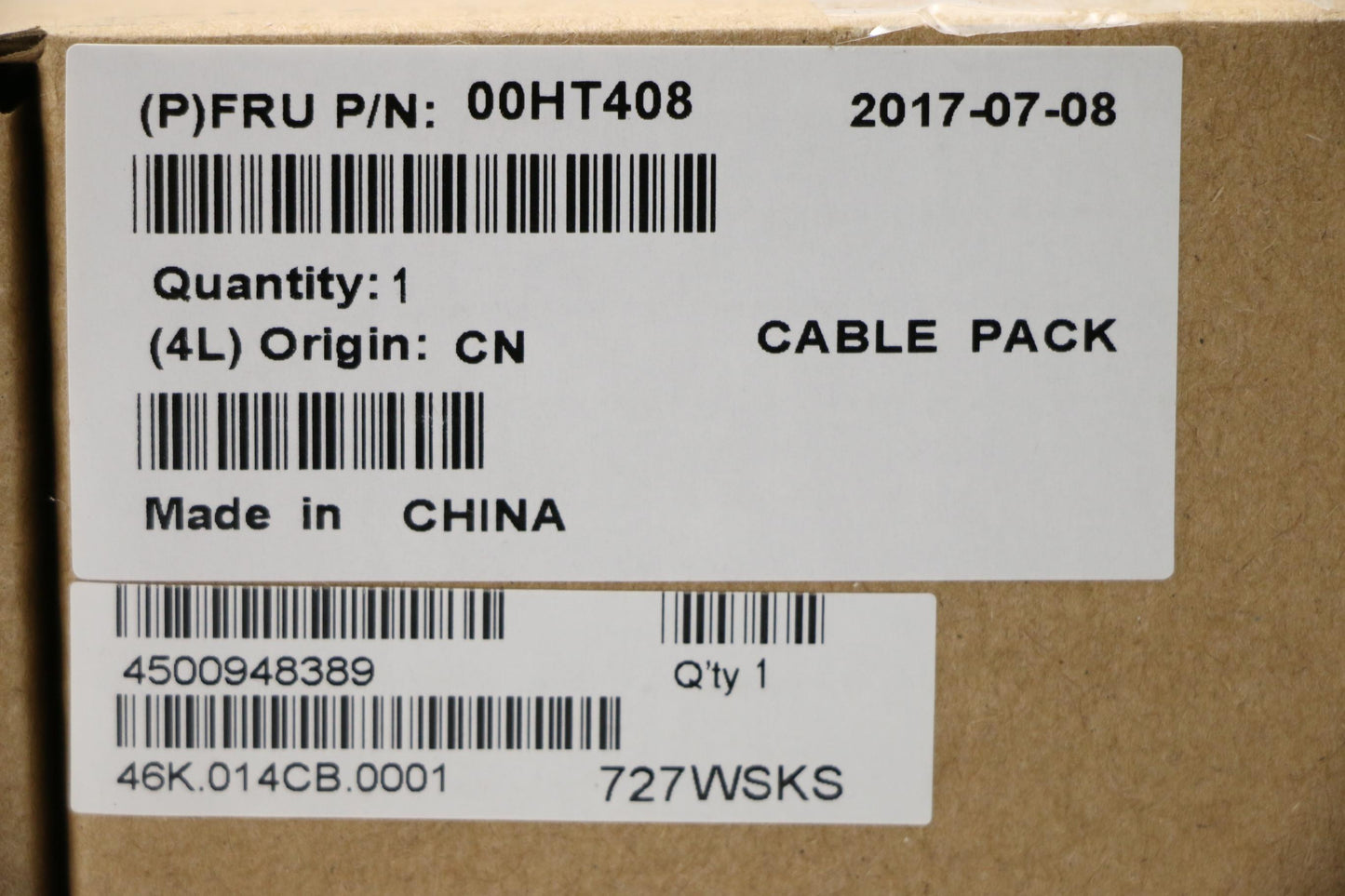 Lenovo Ct Cables Internal - 00HT408
