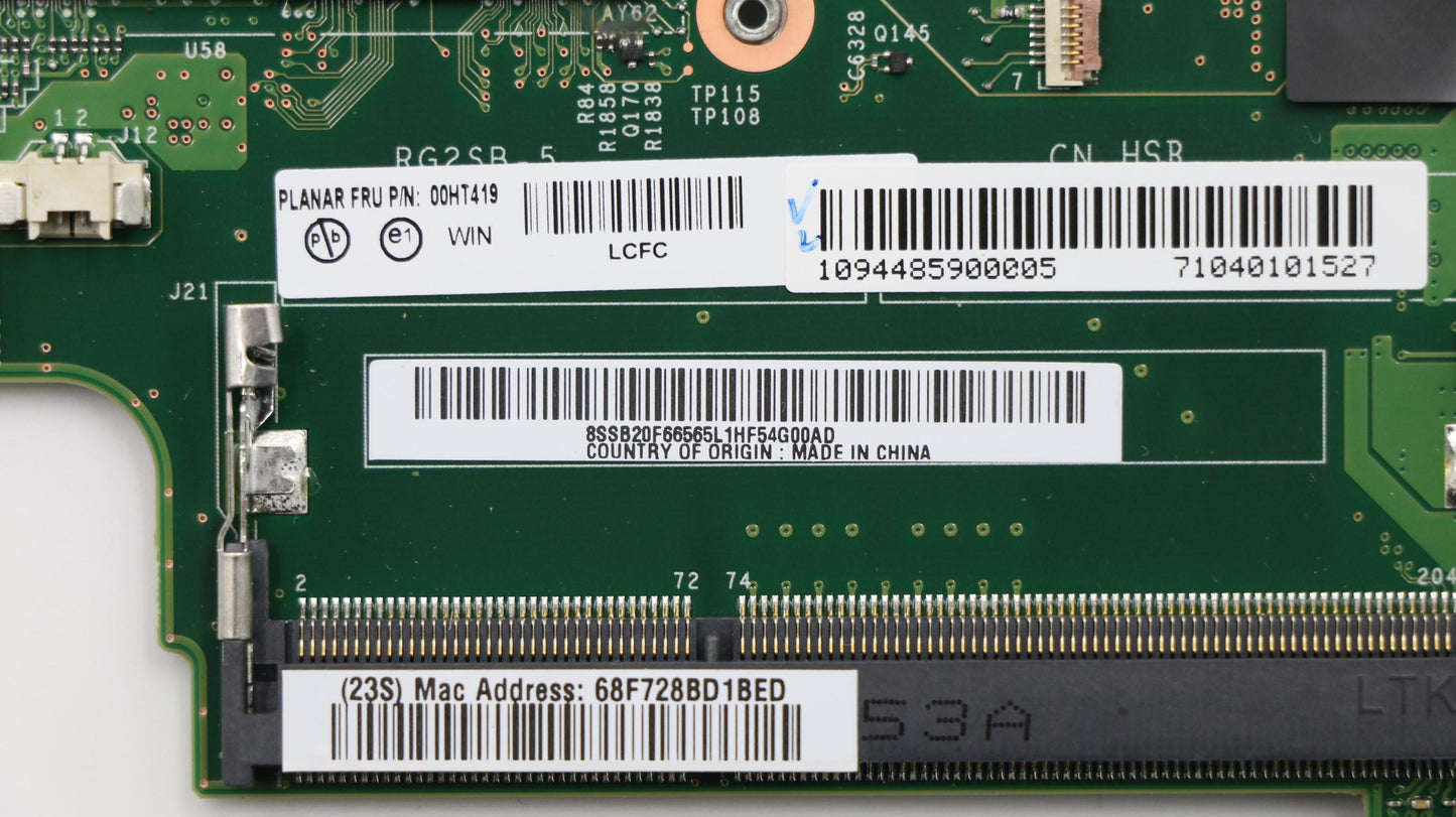 Lenovo Pl System Boards - 00HT419