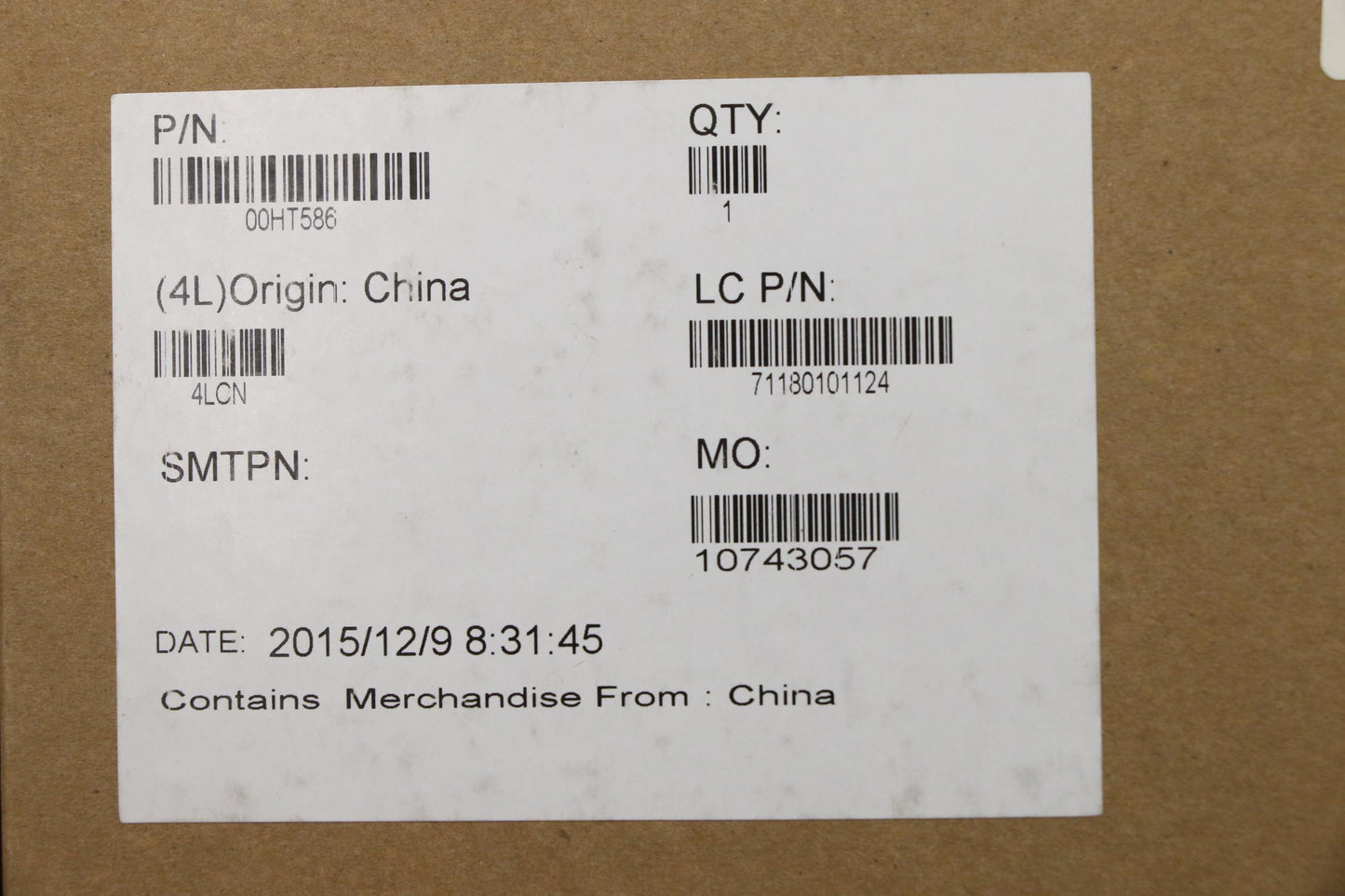 Lenovo Mb - 00HT586