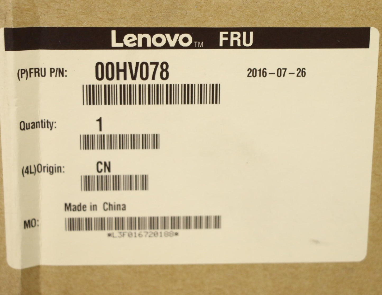 Lenovo Ma Mechanical Assemblies - 00HV078