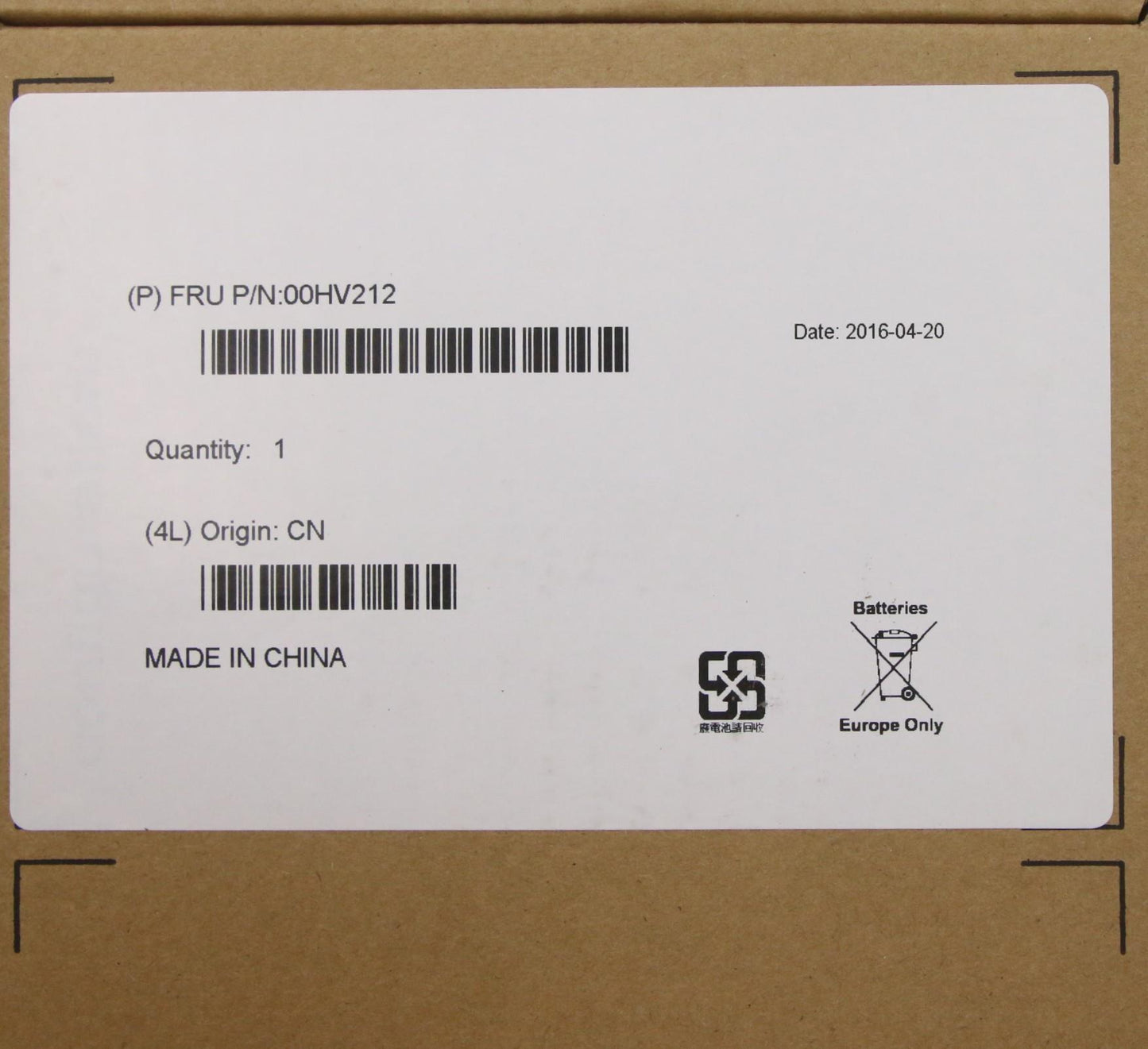 Lenovo Ci Cards Misc Internal - 00HV212
