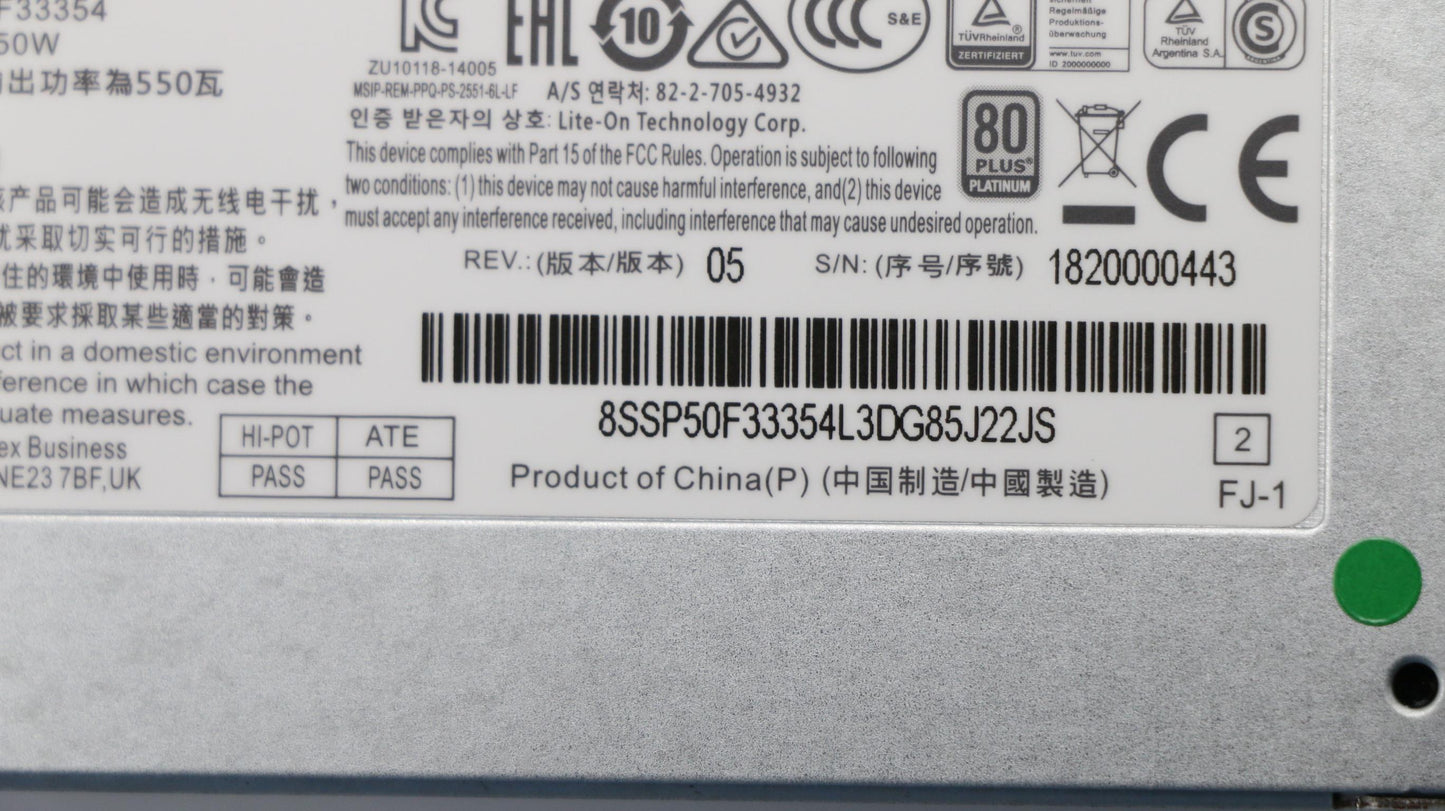 Lenovo Ps Power Supplies Internal - 00HV323