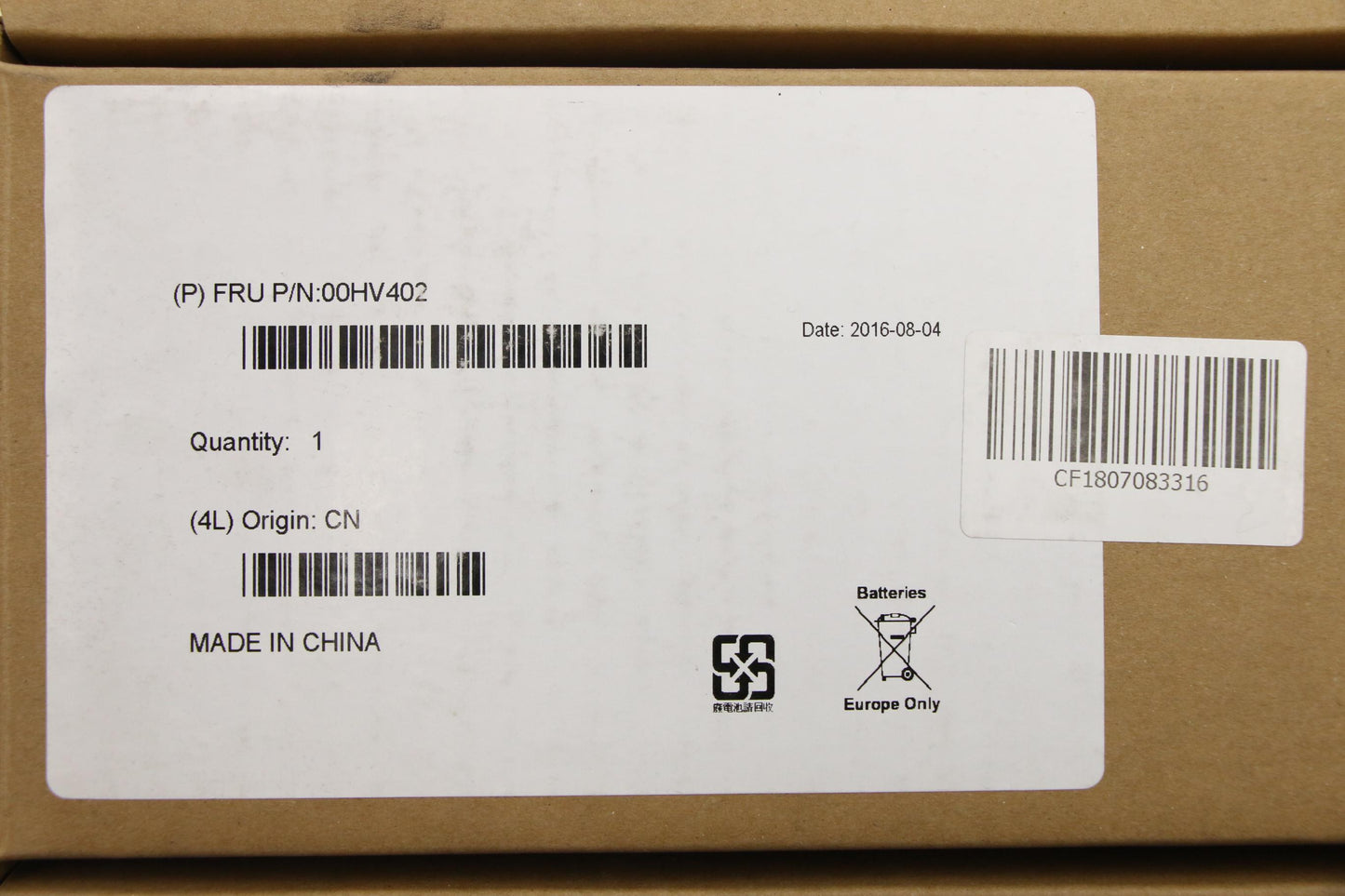 Lenovo Ci Cards Misc Internal - 00HV402