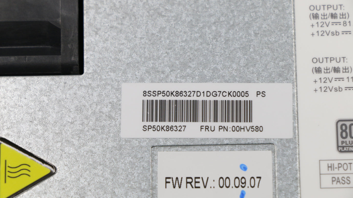 Lenovo 00HV580 Ps Power Supplies Internal