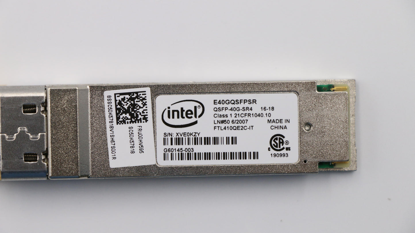 Lenovo Module,Qsfp+Sr,E40G,Mm#933911 - 00HV595