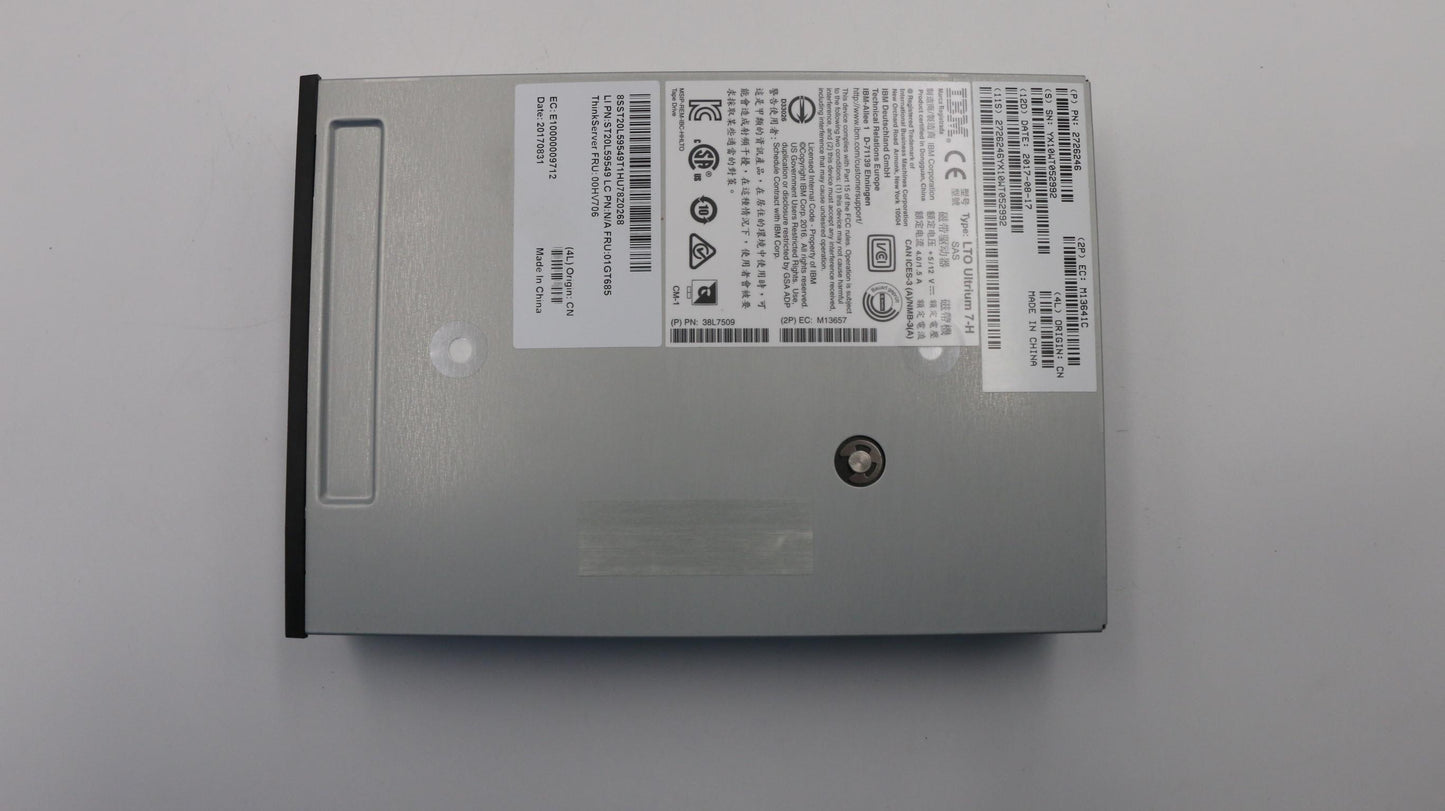 Lenovo Internal Lto7 Sas Tape Drive - 00HV706