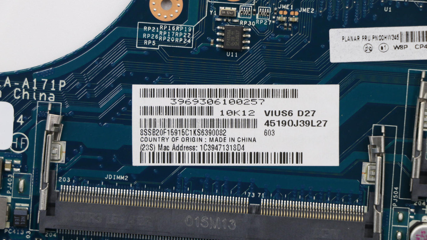 Lenovo Guinness-2 Fru Planar Asm Disc - 00HW345