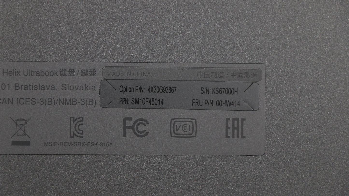 Lenovo Ki Keyboards Internal - 00HW414