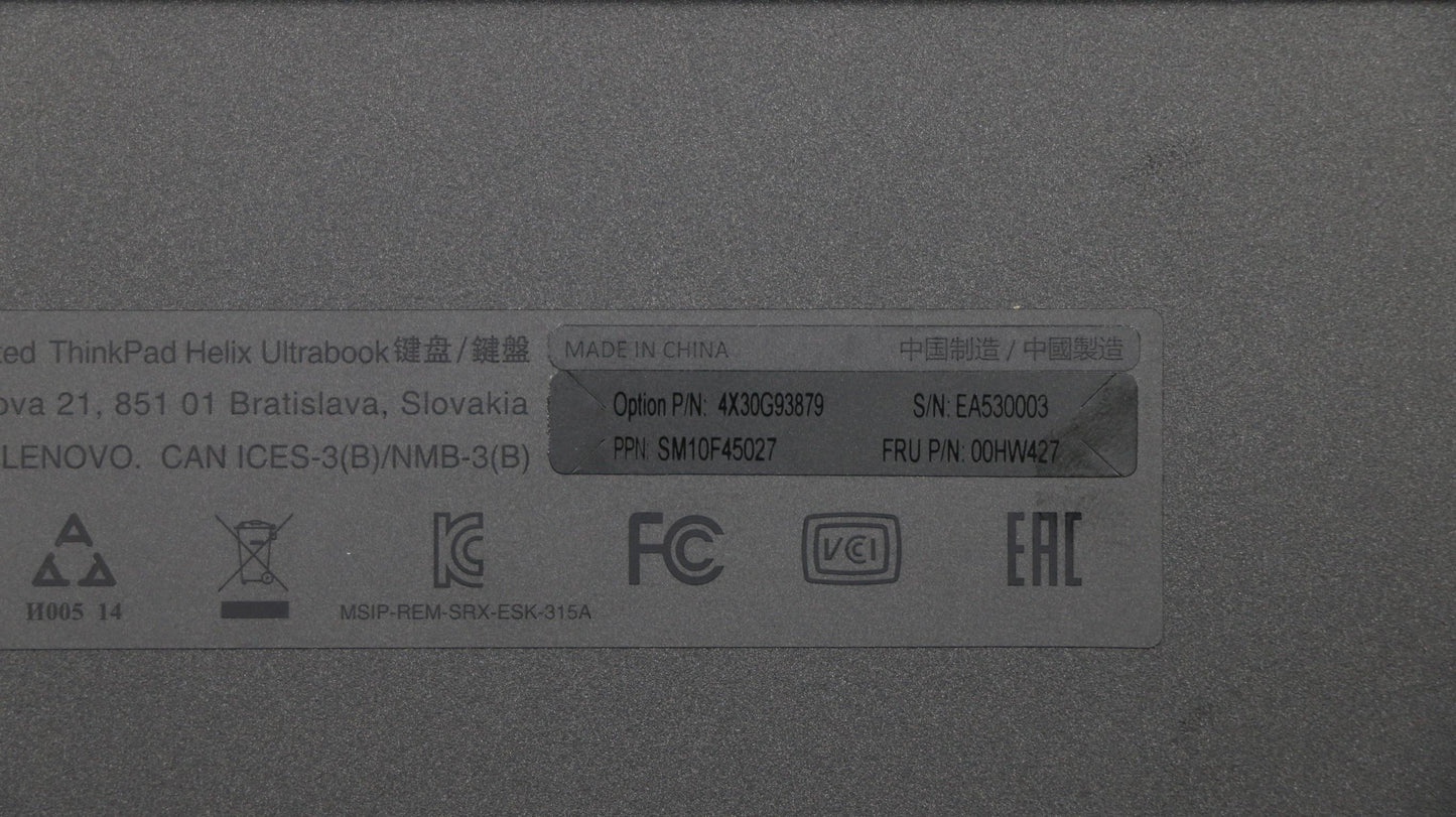 Lenovo Ki Keyboards Internal - 00HW427