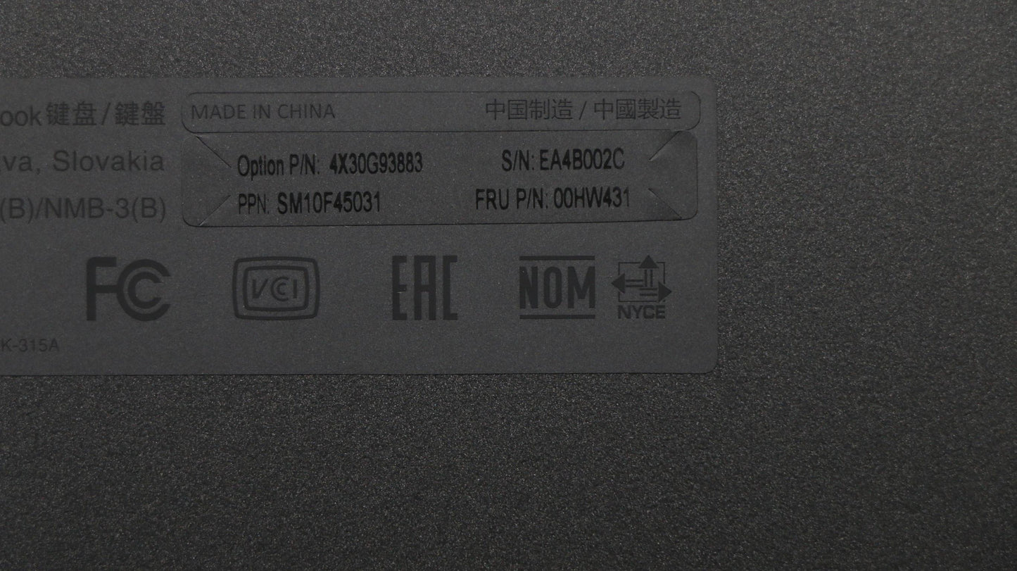 Lenovo Ki Keyboards Internal - 00HW431