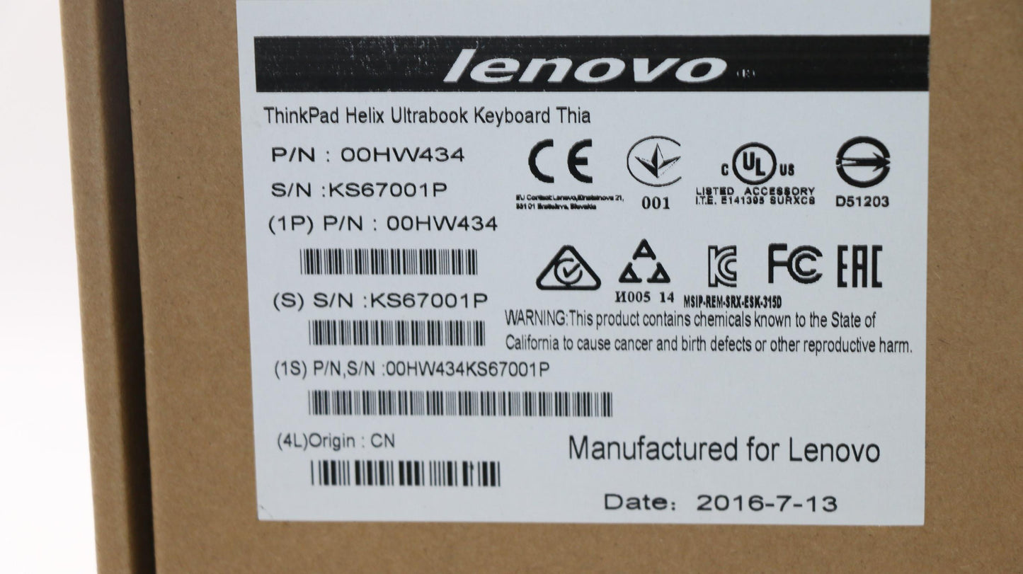 Lenovo Ki Keyboards Internal - 00HW434