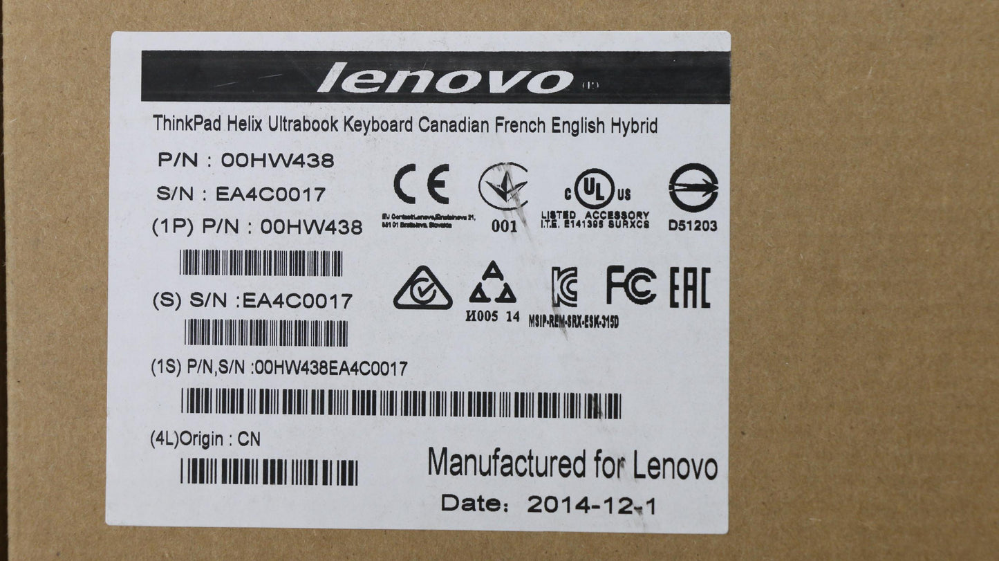 Lenovo Ki Keyboards Internal - 00HW438