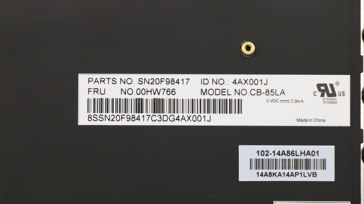 Lenovo Ki Keyboards Internal - 00HW766