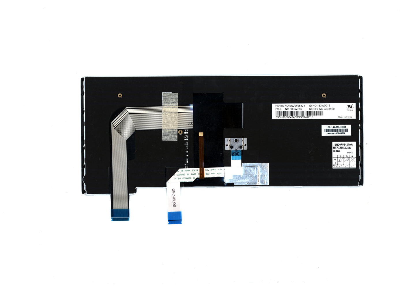 Lenovo Ki Keyboards Internal - 00HW773