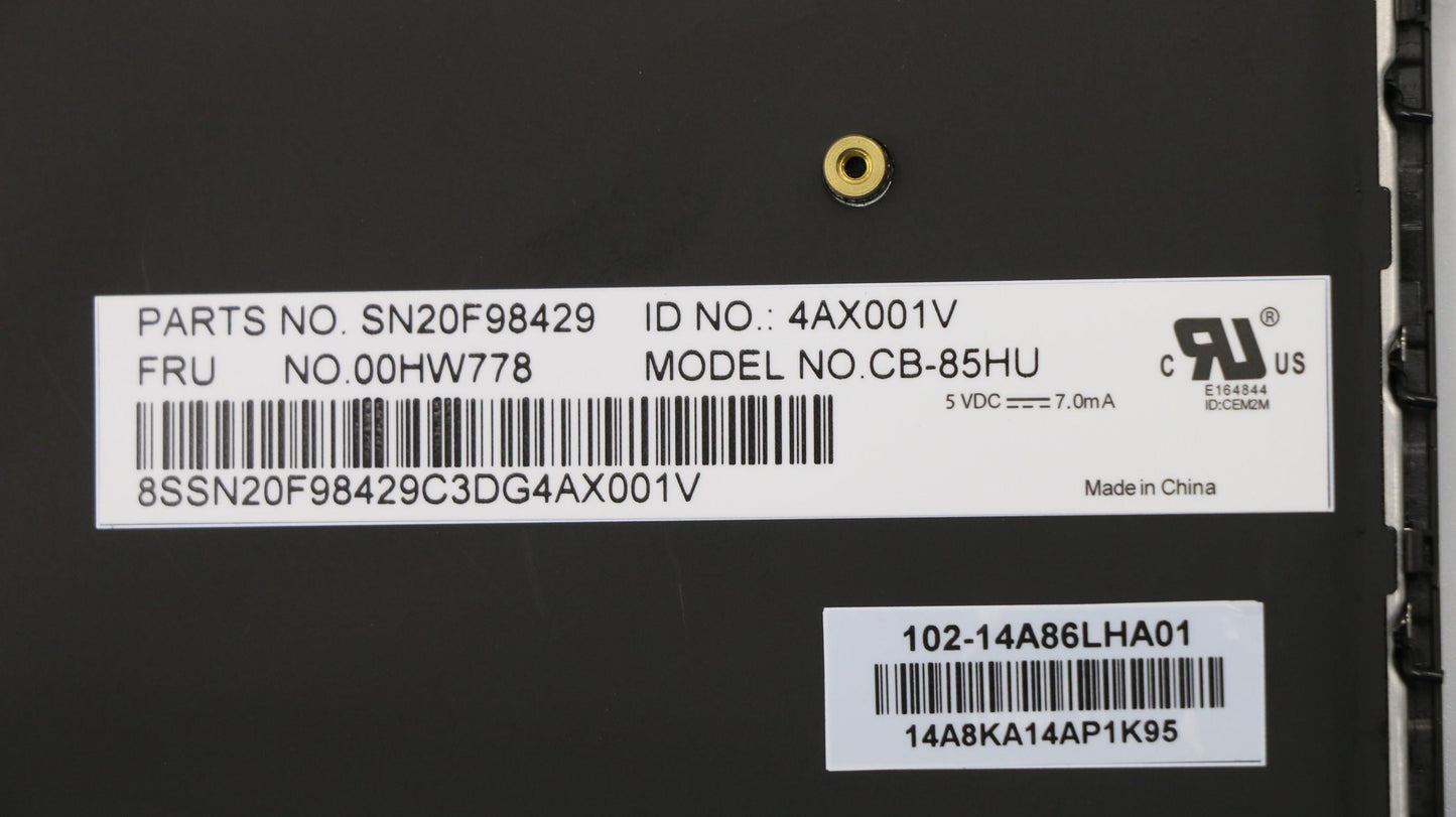 Lenovo Ki Keyboards Internal - 00HW778