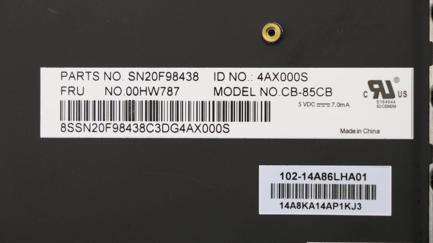 Lenovo Ki Keyboards Internal - 00HW787
