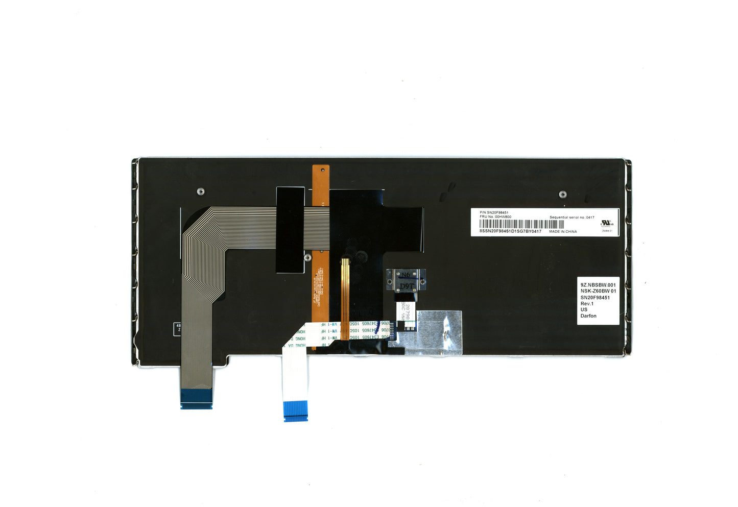 Lenovo Ki Keyboards Internal - 00HW800