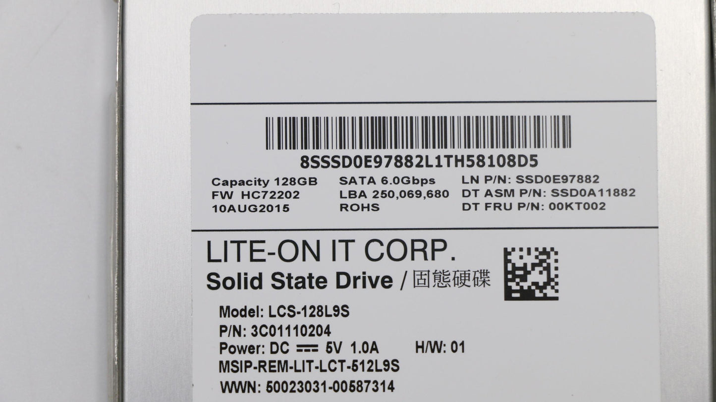 Lenovo Sd Solid State Drives - 00JT218
