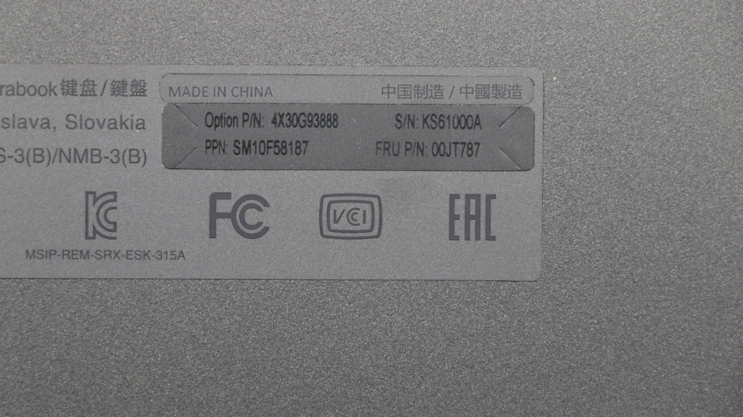 Lenovo Ki Keyboards Internal - 00JT787