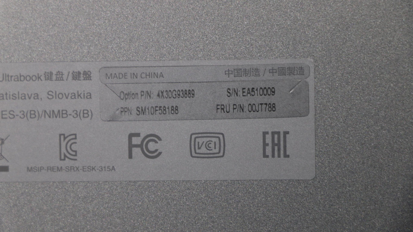 Lenovo Ki Keyboards Internal - 00JT788