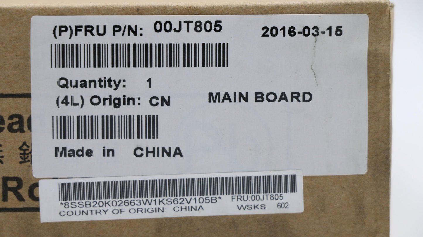 Lenovo Assembly Mainboard Lrv1 Yg I56 - 00JT805