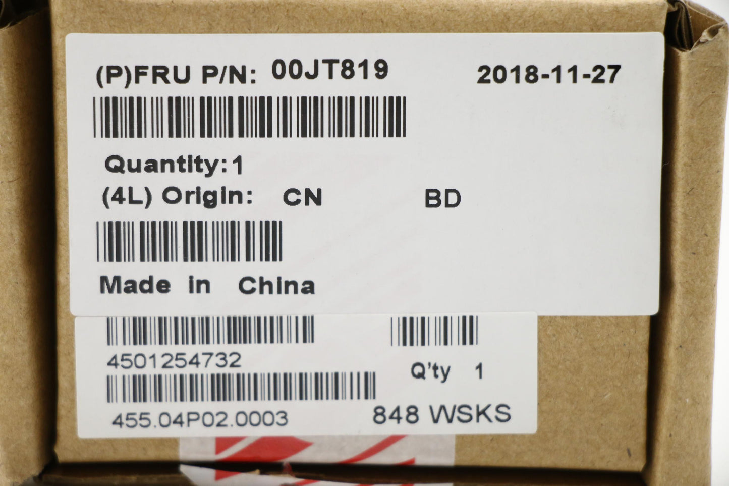 Lenovo Ci Cards Misc Internal - 00JT819