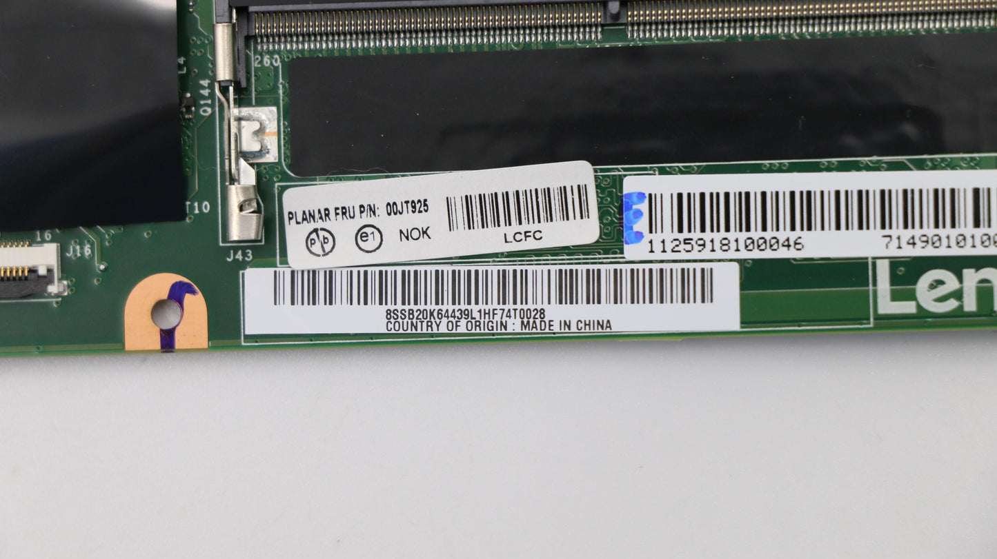 Lenovo Pl System Boards - 00JT925