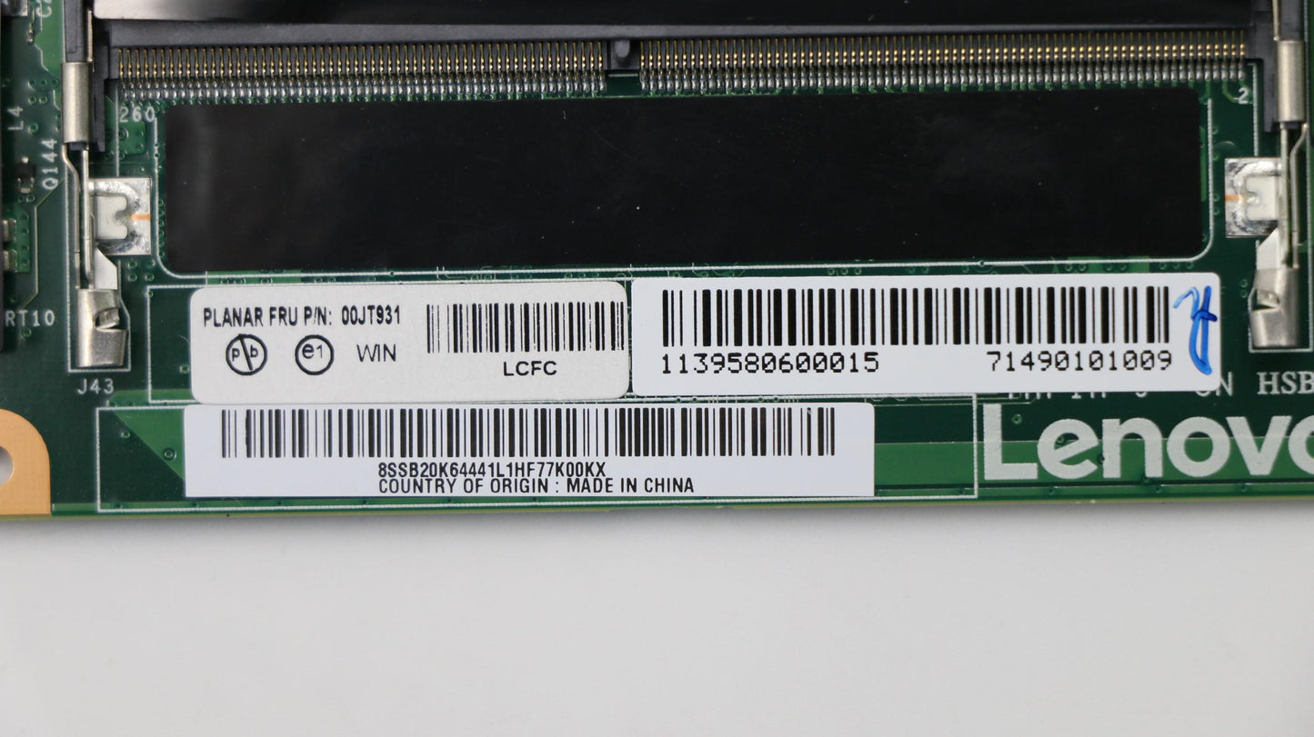 Lenovo Motherboard - 00JT931
