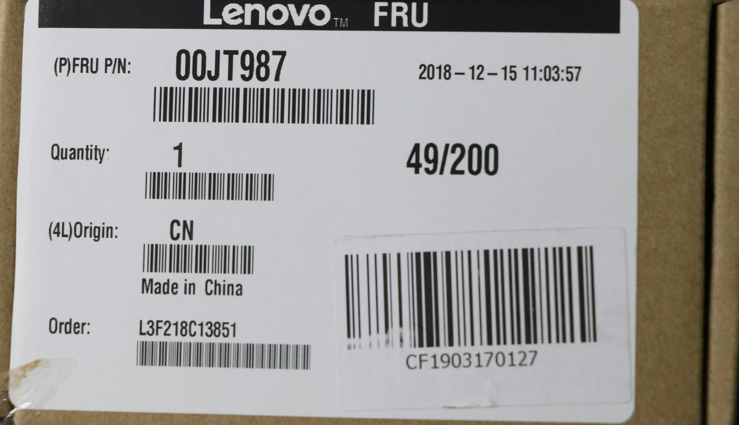 Lenovo Ma Mechanical Assemblies - 00JT987